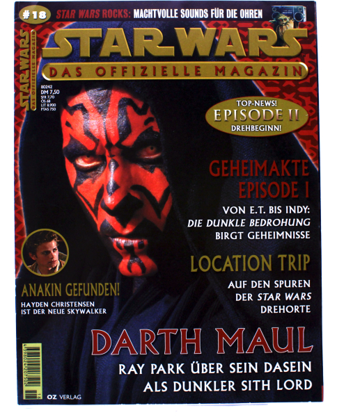 Star Wars - das offizielle Magazin vom OZ Verlag Nr. 18: Darth Maul - Ray Park über sein Dasein